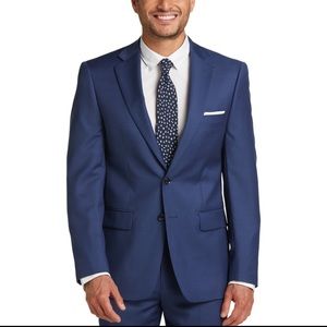 Calvin Klein X-Fit Slim Fit Suit Separates Coat, Blue